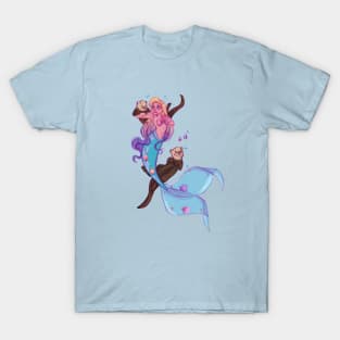 Playful otters T-Shirt